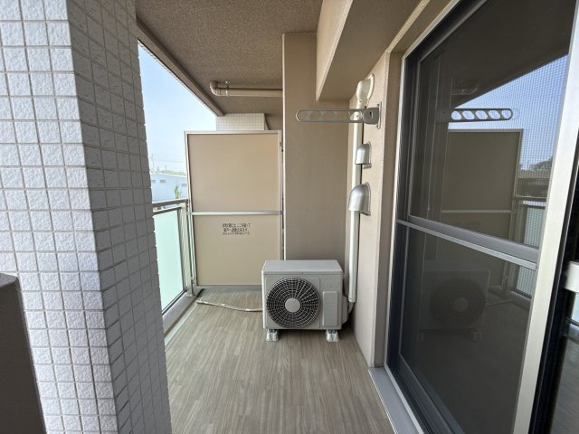 クレール姫路Ⅱのバルコニー