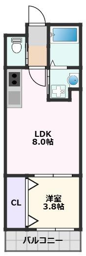 【間取り】 | クレセント江坂