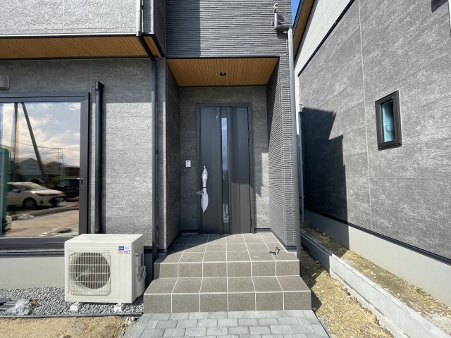 新築戸建・新築建売　会津若松市門田町　小金井小学校・第四中学校の前面道路含む現地写真