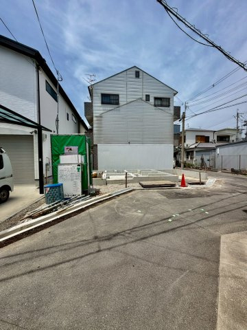 門真市千石西町の前面道路含む現地写真