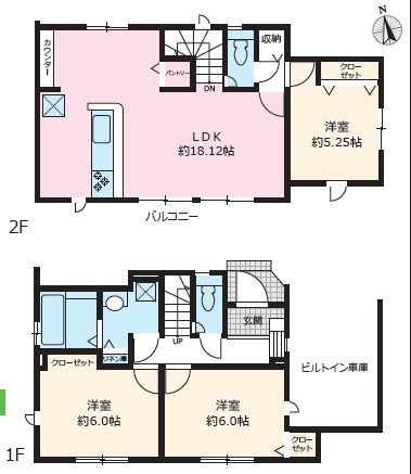 海老名市中野2期の間取り
