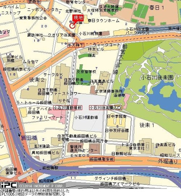 【地図】 | パレステュディオ小石川後楽園