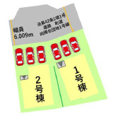 よかタウン／菊池郡菊陽町向陽台1期／１号棟の区画図