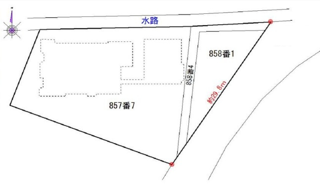【中古戸建】桐生市境野町4丁目の区画図|■区画図