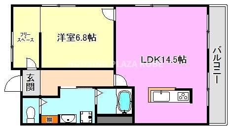 向陽センタービルの間取り