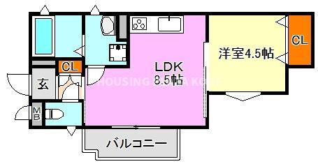 ヤーナパレス　ノースの間取り