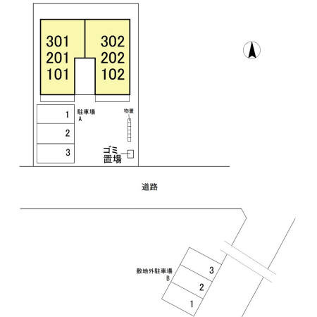 アネシス駅南の区画図