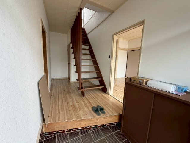矢吹大町戸建の玄関