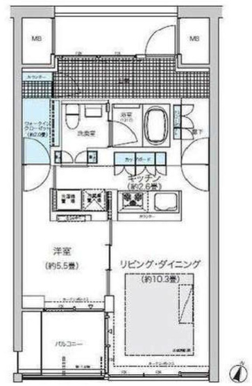 【間取り】 | ガーデニエール砧ウエスト