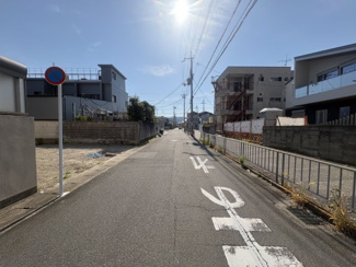 【前面道路含む現地写真】 | 右京区西京極午塚町　建築条件つき