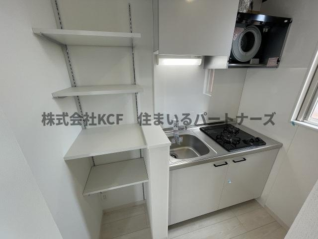CB久留米カーラのキッチン|コンパクトなキッチンで掃除もラクラク