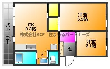 ゆめハイツの間取り