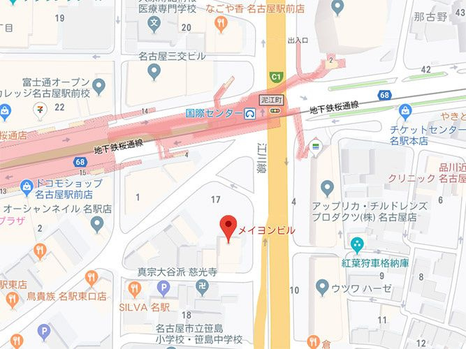 メイヨンビルの地図