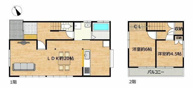 富士市入山瀬の中古一戸建|ＲＦ後間取り図。工事内容によ… 