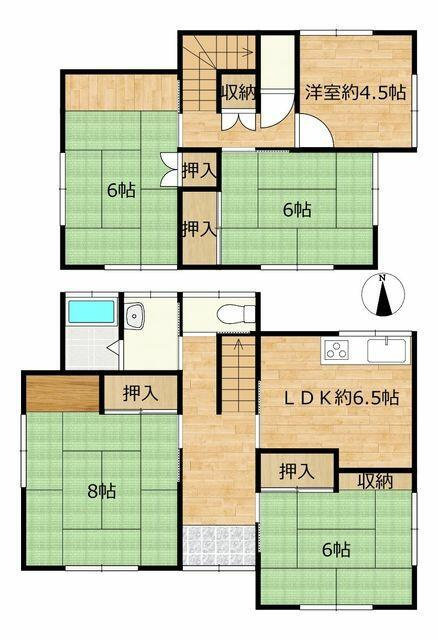 富士宮市万野原新田の中古一戸建
