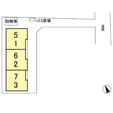 ヴェル ドミールの区画図