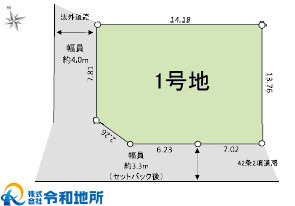 売地　茅ヶ崎市東海岸北5丁目の土地図