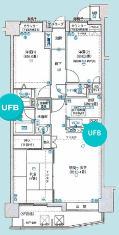 【間取り】 | 向ヶ丘遊園東ガーデンハウス弐番館