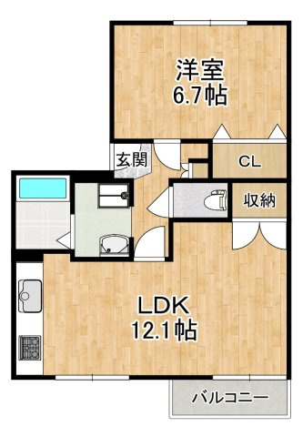【間取り】 | タウニィハイツ金剛