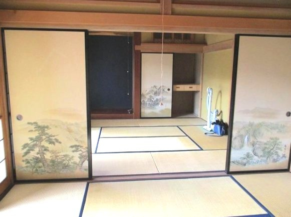 茂原市八幡原　中古戸建の和室|敷地約202坪付属建物倉庫付き日本庭園 都市ガス 閑静な立地ユニットバス・システムキッチン駐車4台可