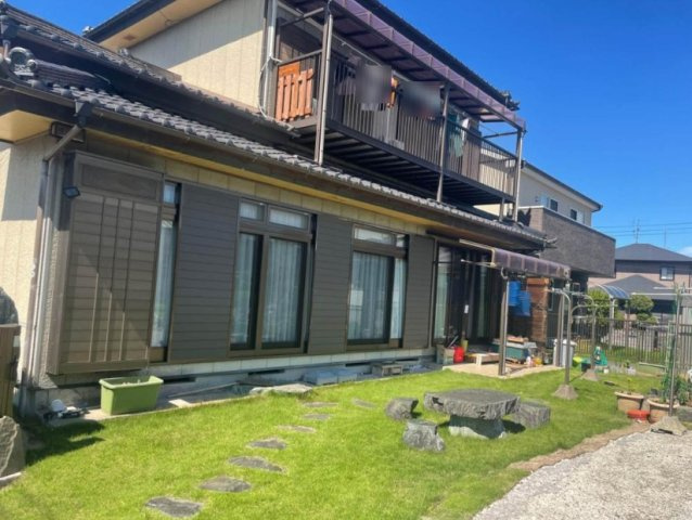 茂原市八幡原　中古戸建の庭|敷地約202坪付属建物倉庫付き日本庭園 都市ガス 閑静な立地ユニットバス・システムキッチン駐車4台可