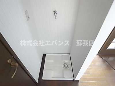 【洗面所】 | ラインヴィラ今井 | 脱衣スペースもあります