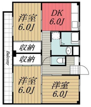 【間取り】 | ビレッジハウス市原　4号棟