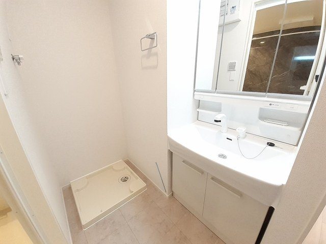 アクア　ヒルズの洗面所|忙しい朝には欠かせない洗面所です