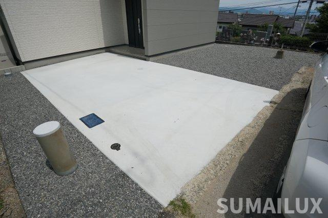 熊本市北区龍田２丁目の一戸建ての駐車場