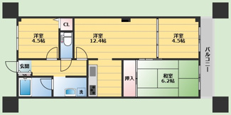 【間取り】 | リブレ待兼山