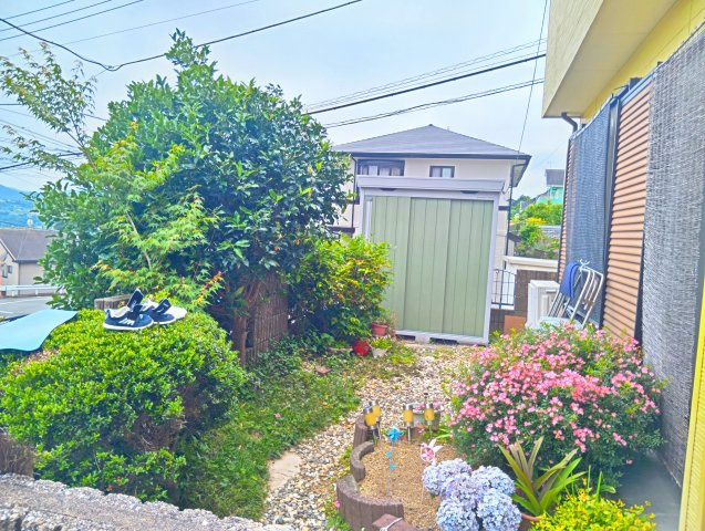 売中古戸建　富士宮市小泉の庭|専用庭があります。家庭菜園や、ガーデニングが楽しめます。