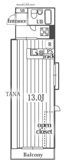 ユタカローズガーデン（Ａ－０１２）の間取り
