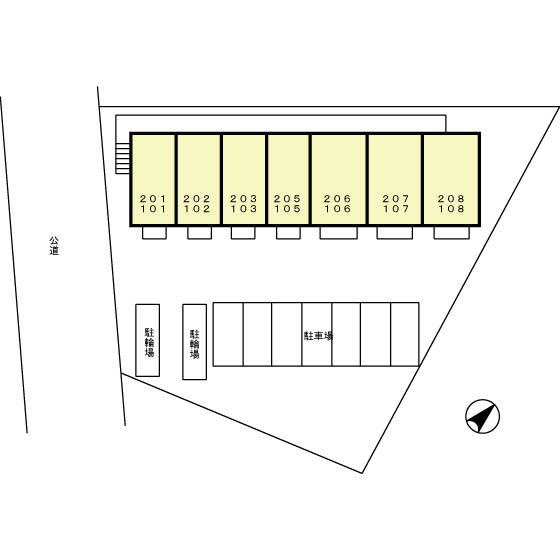 フロレスタの区画図
