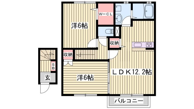 カーサドマーニの間取り