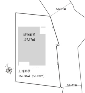 【区画図】 | 【仲介手数料無料！！】町田市常盤町　新築戸建て（全1棟）1号棟　4880万円