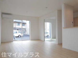 【居間・リビング】 | 西郷村小田倉新築一戸建て4棟 | ゆったり過ごせるリビングです