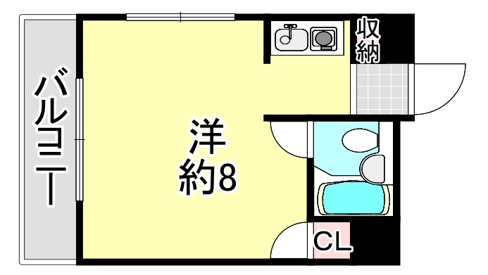 芦屋フラットの間取り