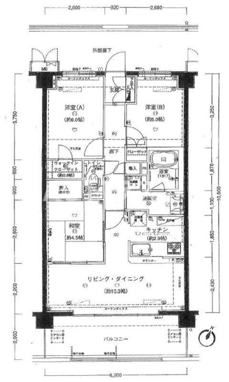 【間取り】 | アイディスクエア伊奈丸山