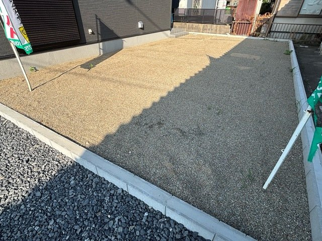 仲介手数料無料）一宮市浅井町大野１号棟の庭|お庭でゆったりと過ごせます