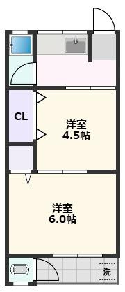 【間取り】 | 川西ハイツ