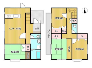 【間取り】 | 下津貸家