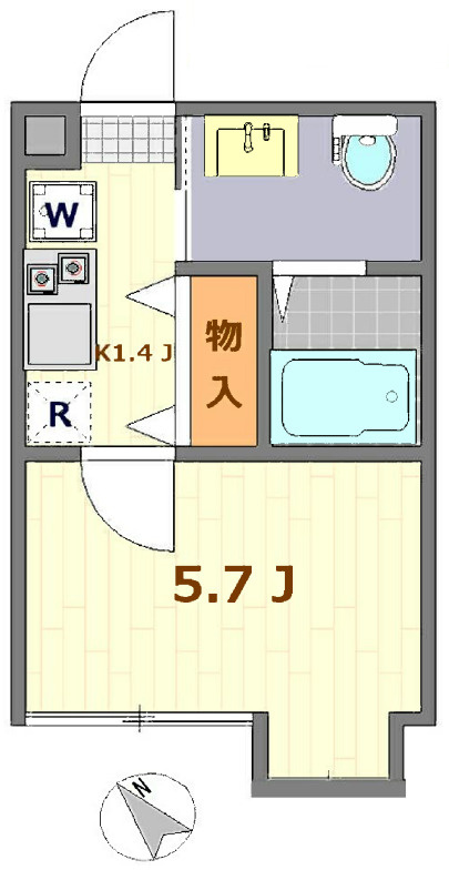 アットリラ南行徳の間取り