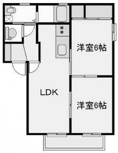 【間取り】 | パルテールB