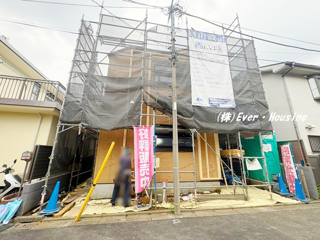 東久留米市南沢4丁目　モデル棟　限定１棟の前面道路含む現地写真