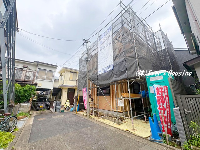 東久留米市南沢4丁目　モデル棟　限定１棟の前面道路含む現地写真