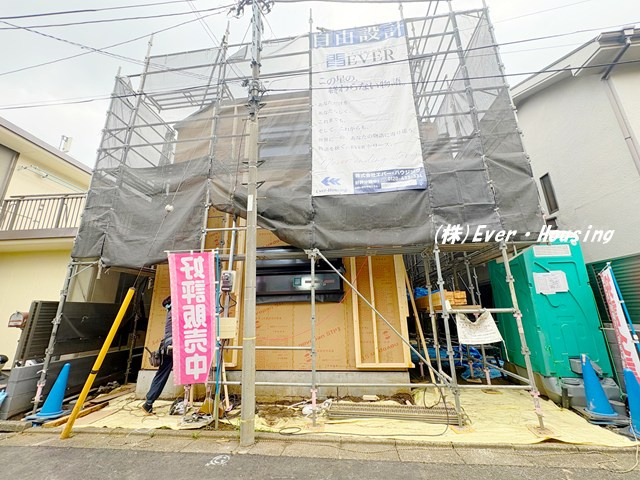 東久留米市南沢4丁目　モデル棟　限定１棟の前面道路含む現地写真