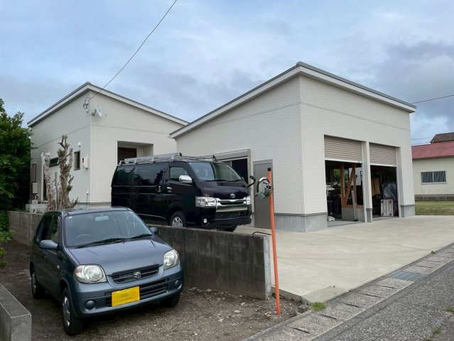 館山市笠名　中古戸建の駐車場|ガレージ　2026年6月4日撮影