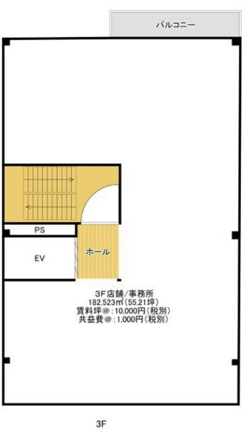 堺市北区百舌鳥陵南町　貸店舗[物件番号：1024654] の間取り