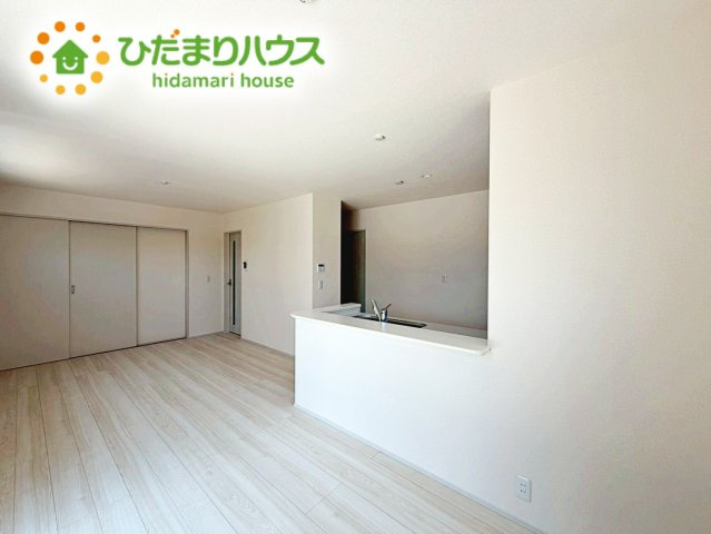 いわき市久ノ浜町第4　新築戸建　1号棟の居間・リビング|早くお仕事終わらせて、家に帰りたくなるようなリビングです(^^♪
