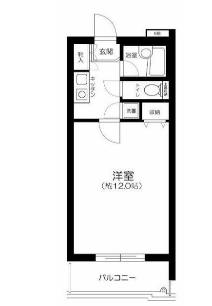 パレステュディオ笹塚の間取り